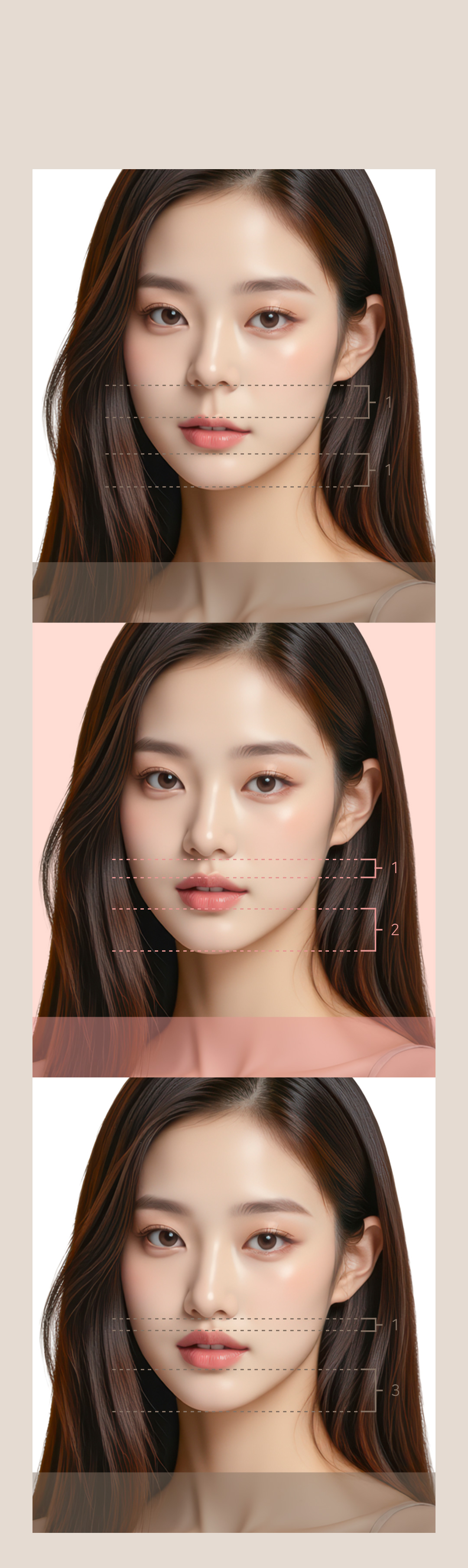 美容外科的 人中ライン 黄金比は？