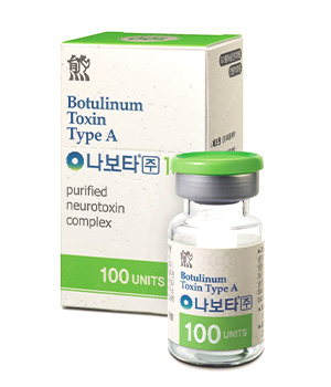 Nabota The world's first botox injection with approved indication for square jaw Highly pure domestic botox approved by the US FDA and KFDA