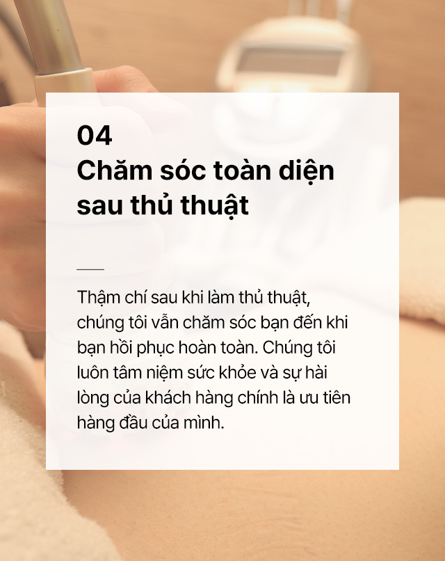 Chăm sóc toàn diện sau thủ thuật