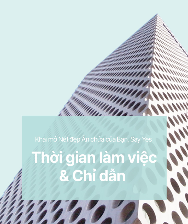 Khai mở Nét đẹp Ẩn chứa của Bạn, Say Yes 진료시간 / 오시는길