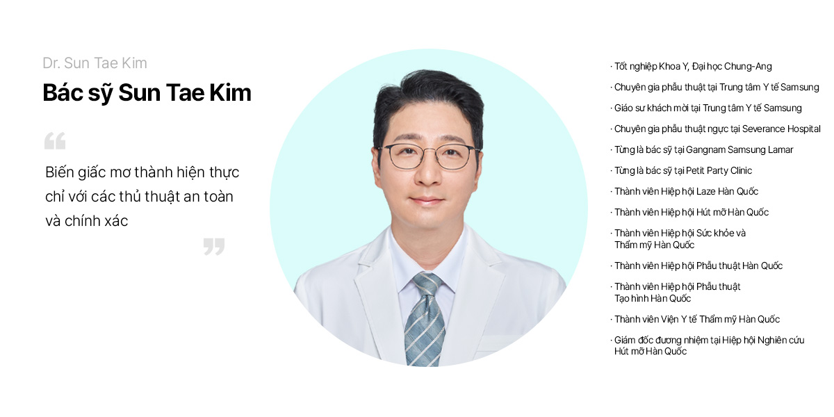 Bác sỹ Sun Tae Kim 설명