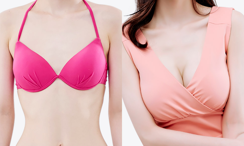 Nếu không muốn bỏ phí phần mỡ được hút bạn có thể chọn bơm phần mỡ đó   vào ngực để tạo hình giọt nước FatBra Ảnh trước và sau